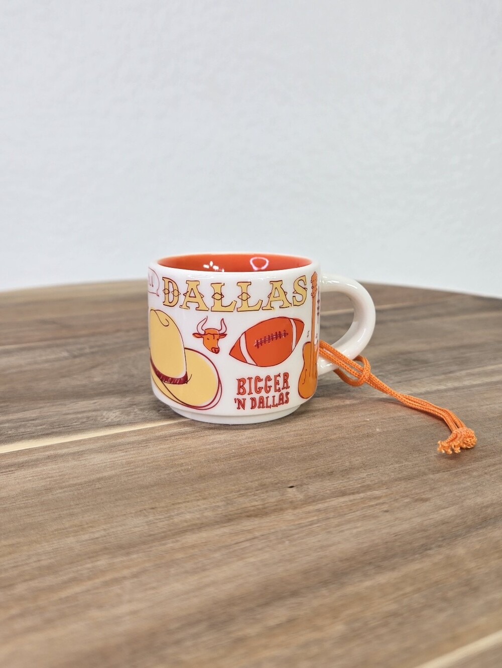 Starbucks Dallas Mug Demi Tasse Been There 2oz Mini Ornament Espresso Cup Texas